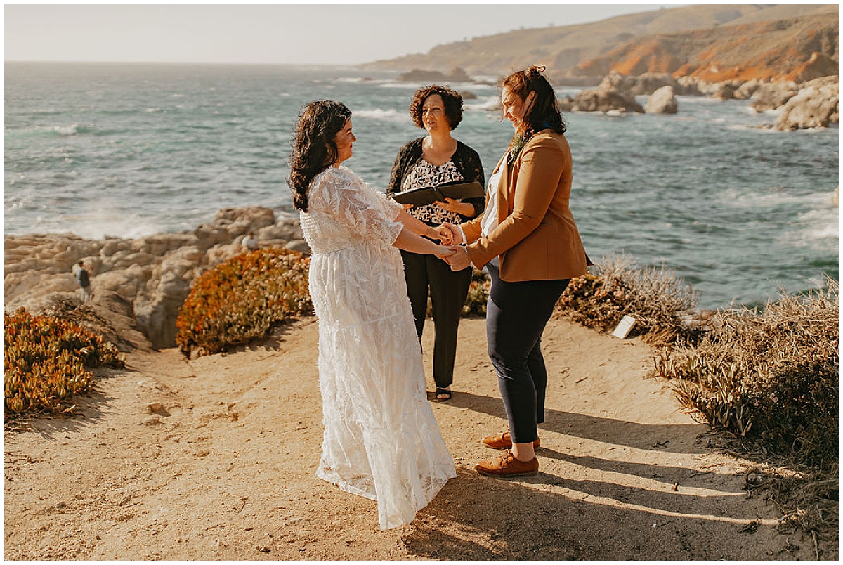 Ashlee and Amy's LGBTQ big sur elopement photos by Nadeen Sparks Photography