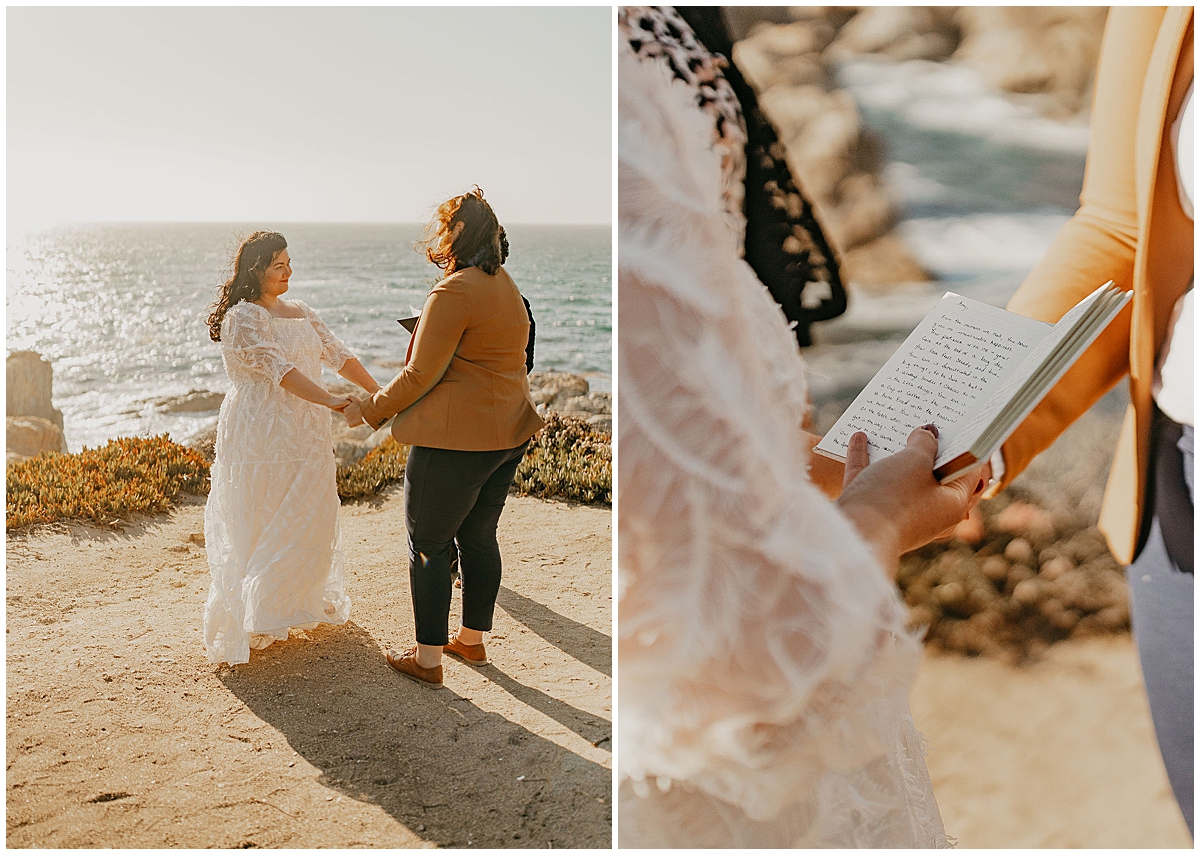 Ashlee and Amy's LGBTQ big sur elopement photos by Nadeen Sparks Photography