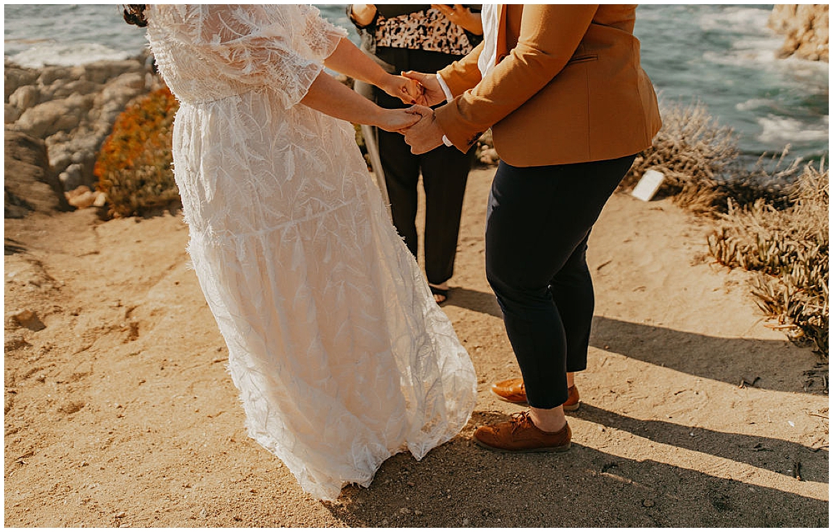 Ashlee and Amy's LGBTQ big sur elopement photos by Nadeen Sparks Photography