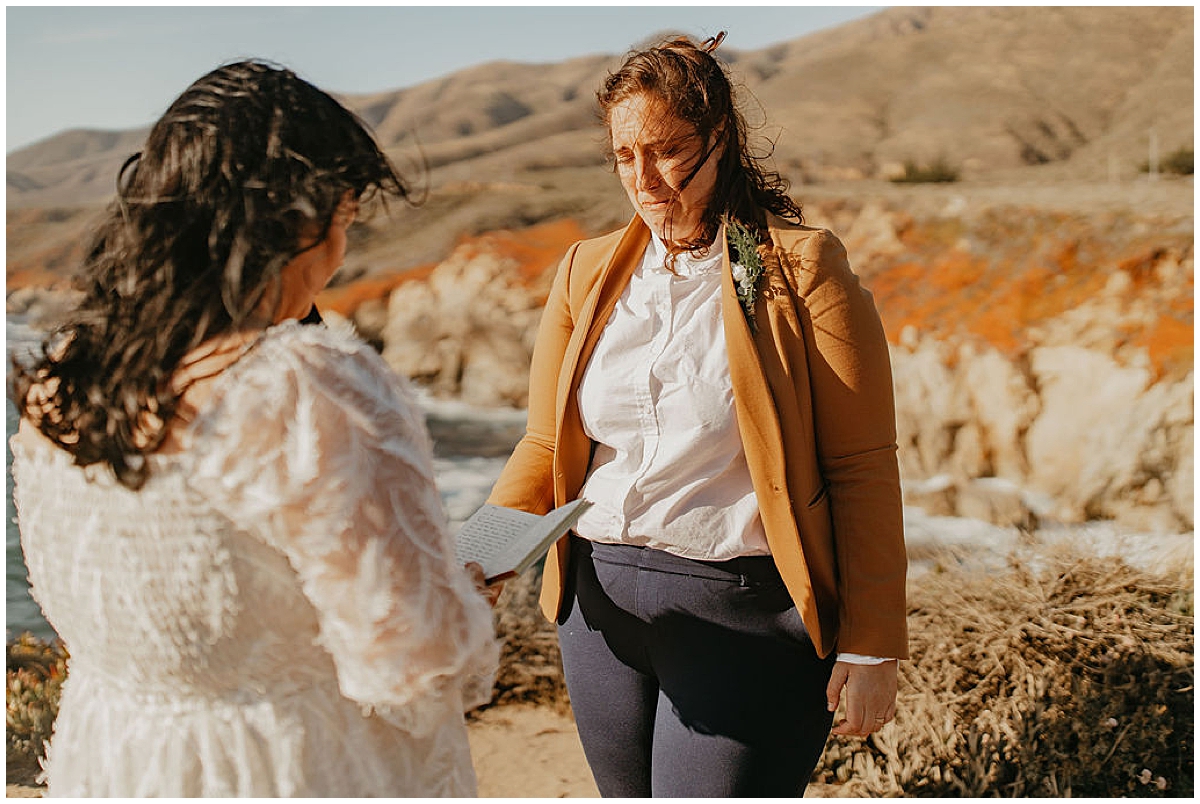 Ashlee and Amy's LGBTQ big sur elopement photos by Nadeen Sparks Photography