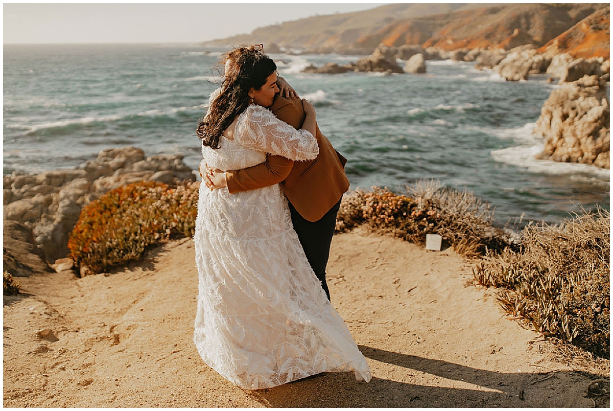 Ashlee and Amy's LGBTQ big sur elopement photos by Nadeen Sparks Photography