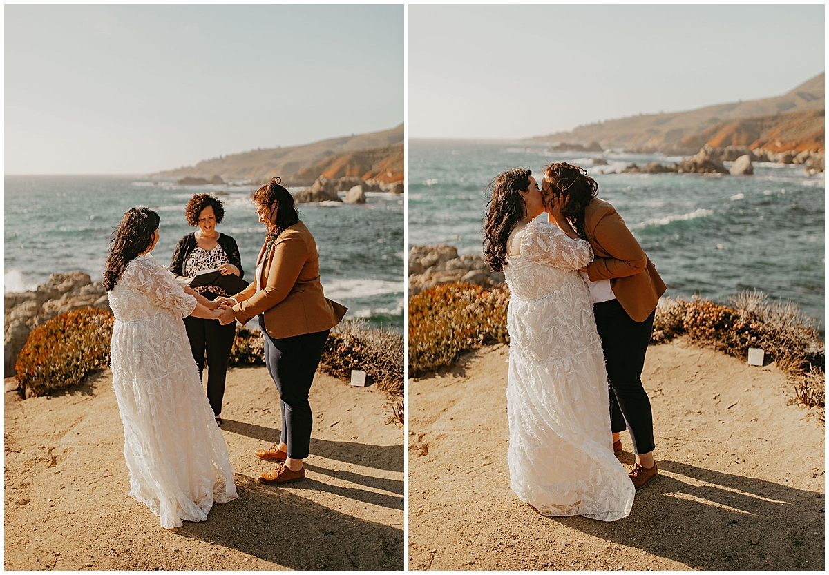 Ashlee and Amy's LGBTQ big sur elopement photos by Nadeen Sparks Photography