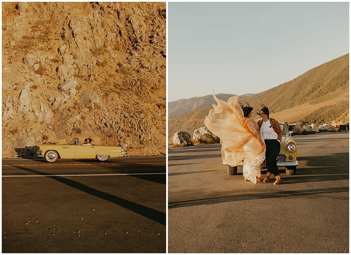 Ashlee and Amy's LGBTQ big sur elopement photos by Nadeen Sparks Photography
