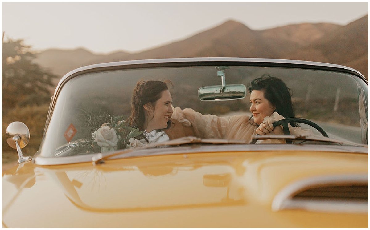 Ashlee and Amy's LGBTQ big sur elopement photos by Nadeen Sparks Photography