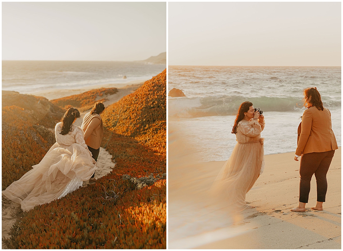Ashlee and Amy's LGBTQ big sur elopement photos by Nadeen Sparks Photography