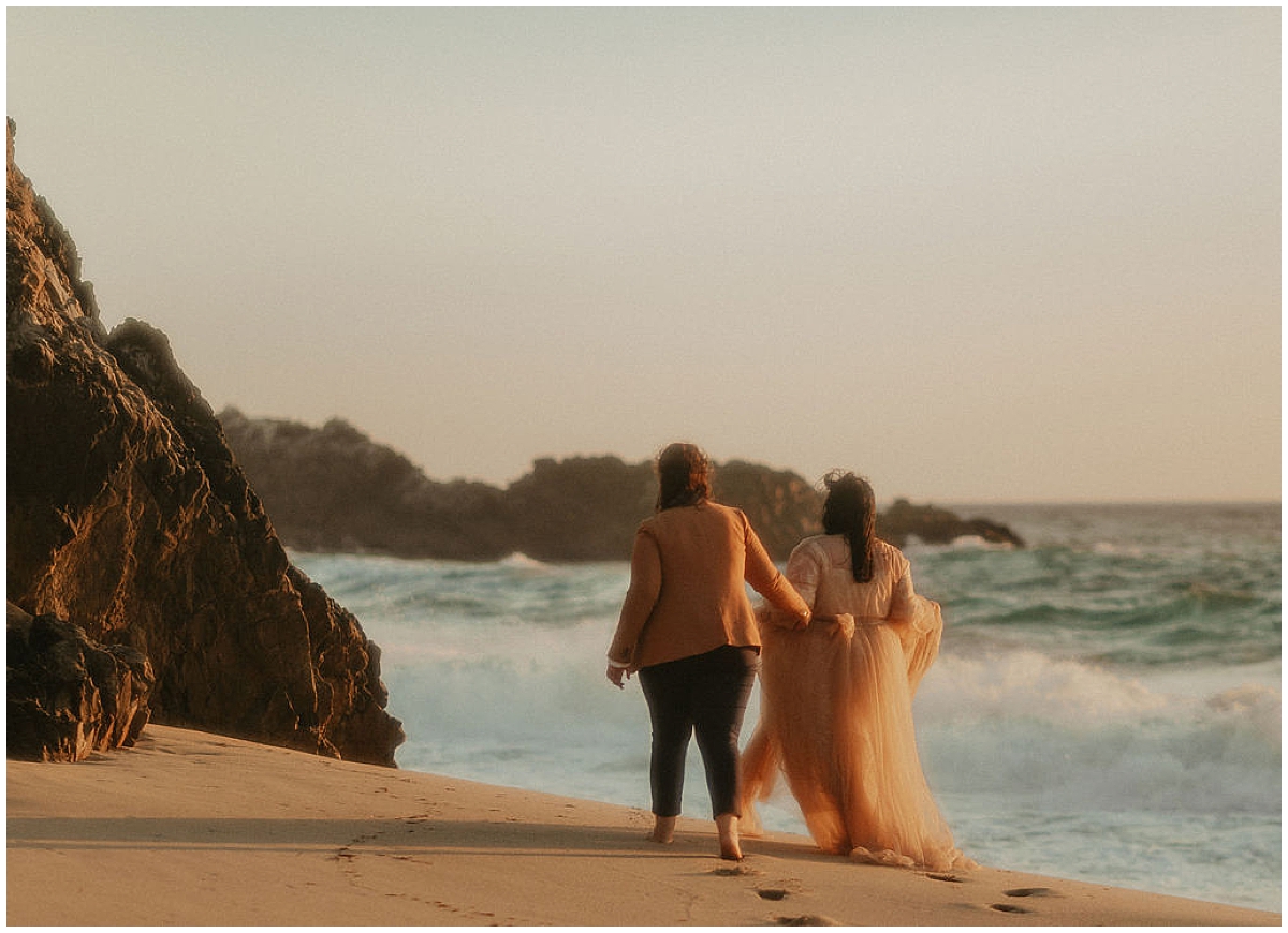 Ashlee and Amy's LGBTQ big sur elopement photos by Nadeen Sparks Photography