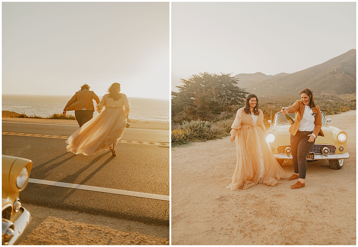 Ashlee and Amy's LGBTQ big sur elopement photos by Nadeen Sparks Photography
