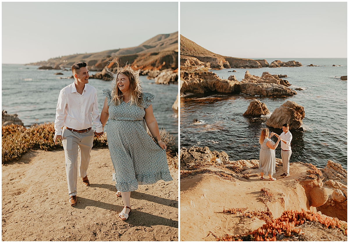 Ashleigh and Casey's big sur engagement photos by nadeen sparks photography