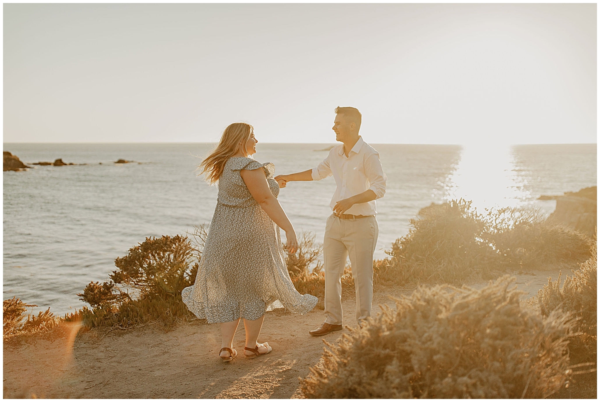 Ashleigh and Casey's big sur engagement photos by nadeen sparks photography