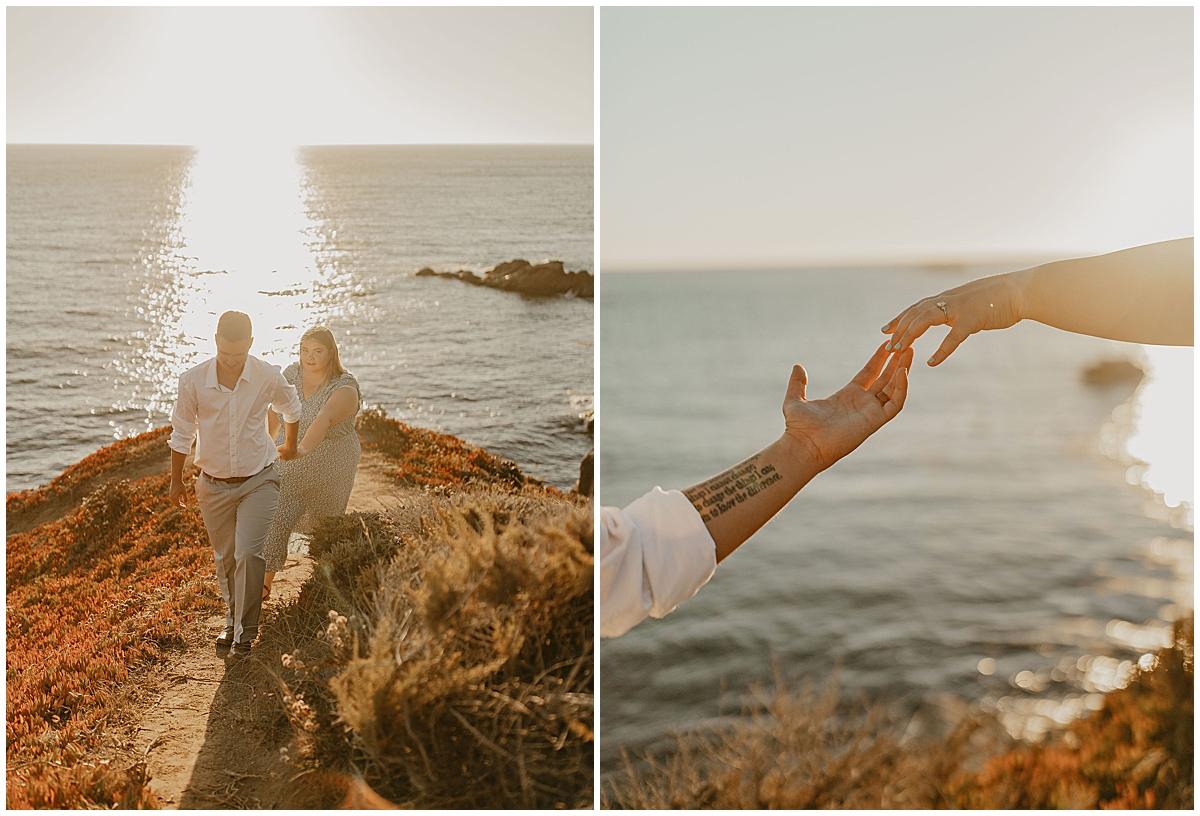 Ashleigh and Casey's big sur engagement photos by nadeen sparks photography