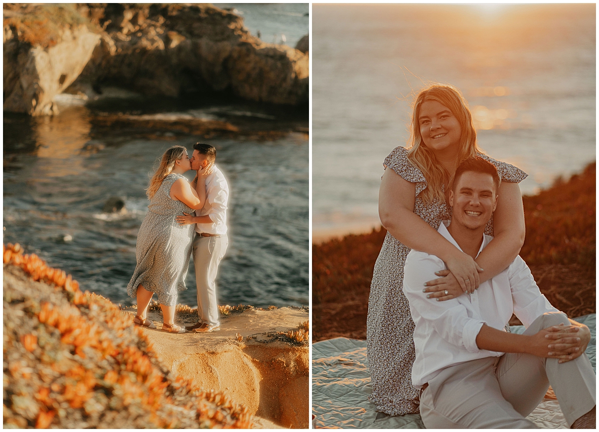 Ashleigh and Casey's big sur engagement photos by nadeen sparks photography